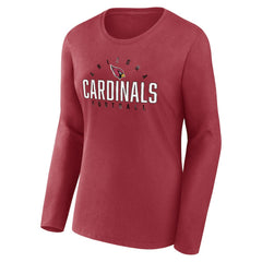 Arizona Cardinals Women's Plus Size Foiled Play Long Sleeve T-Shirt | NFL Hot
