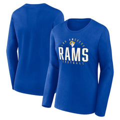 Los Angeles Rams Women's Plus Size Foiled Play Long Sleeve T-Shirt | NFL Outlet