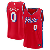 Red Tyrese Maxey Philadelphia 76ers Youth Fast Break Player Jersey | NBA