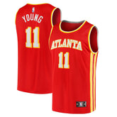 Red Trae Young Atlanta Hawks Fast Break Replica Jersey | NBA