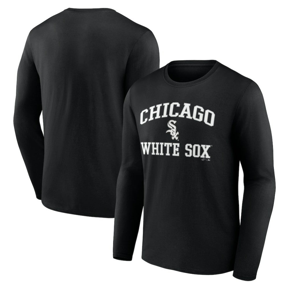 Chicago White Sox Logo Athletic Heart & Soul Long Sleeve T-Shirt - MLB T-shirts
