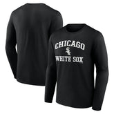 Chicago White Sox Logo Athletic Heart & Soul Long Sleeve T-Shirt - MLB T-shirts
