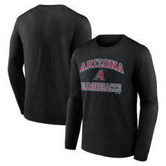 Arizona Diamondbacks Logo Athletic Heart & Soul Long Sleeve T-Shirt - MLB T-shirts