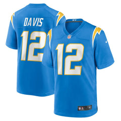 Los Angeles Chargers Derius Davis Team Game Jersey | NFL Discount