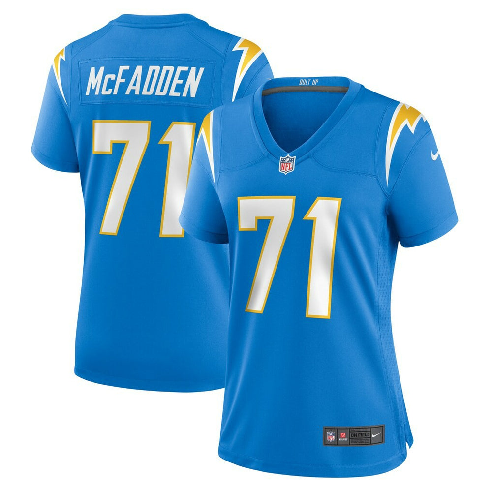 Los Angeles Chargers Jordan McFadden Women's Team Game Jersey | NFL On sale