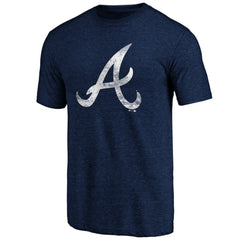 Atlanta Braves Official Logo Tri-Blend T-Shirt - MLB T-shirts
