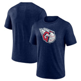 Cleveland Guardians Official Logo Tri-Blend T-Shirt - MLB T-shirts