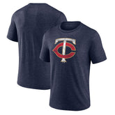 Minnesota Twins Official Logo Tri-Blend T-Shirt - MLB T-shirts