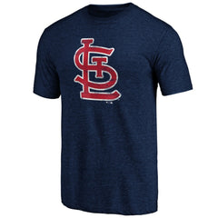 St. Louis Cardinals Official Logo Tri-Blend T-Shirt - MLB T-shirts