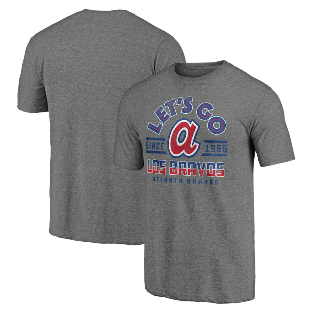 Atlanta Braves Hometown Collection The Bravos Tri-Blend T-Shirt - MLB T-shirts