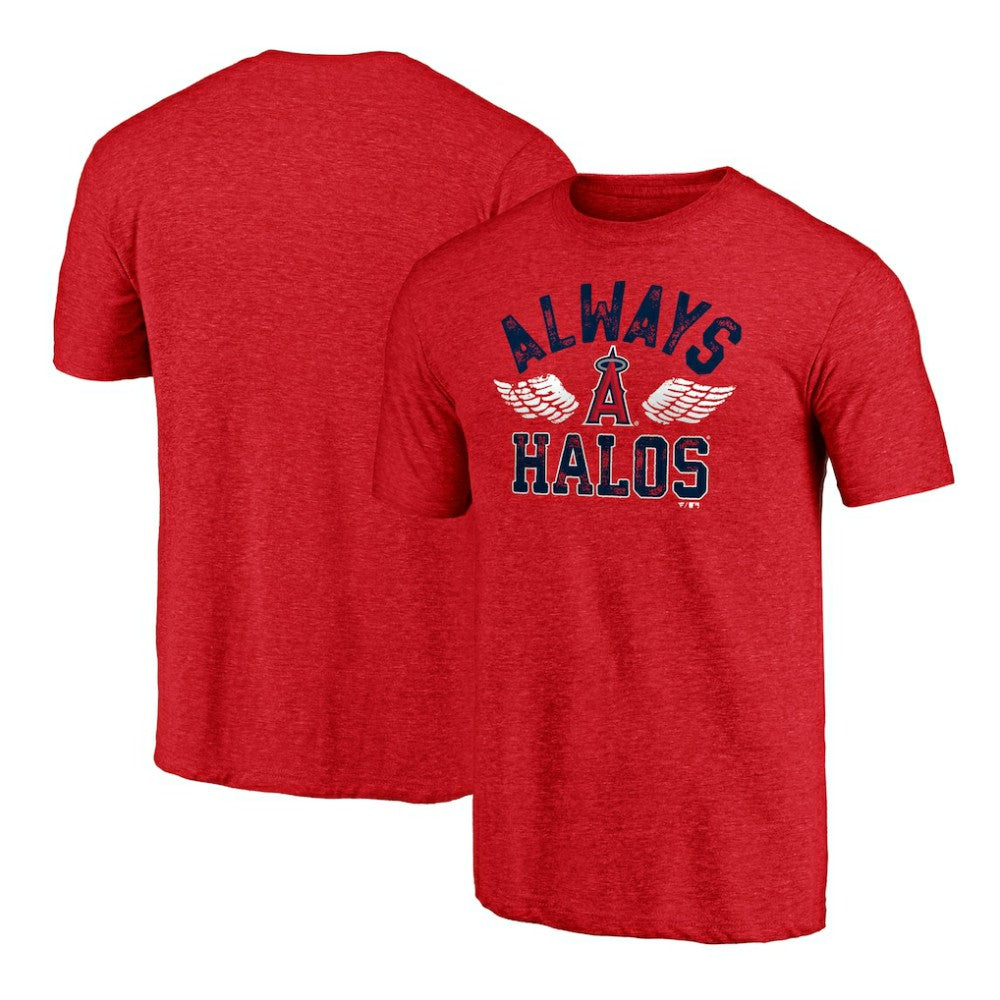 Los Angeles Angels Hometown Collection Always Halos Tri-Blend T-Shirt - MLB T-shirts