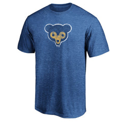Chicago Cubs Cooperstown Collection Throwback Logo Tri-Blend T-Shirt - MLB T-shirts
