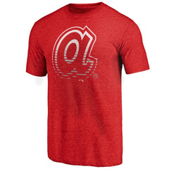 Atlanta Braves Cooperstown Collection Logo Tri-Blend T-Shirt - MLB T-shirts