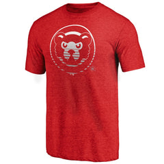 Chicago Cubs Cooperstown Collection Logo Tri-Blend T-Shirt - MLB T-shirts