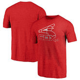 Chicago White Sox Cooperstown Collection Logo Tri-Blend T-Shirt - MLB T-shirts