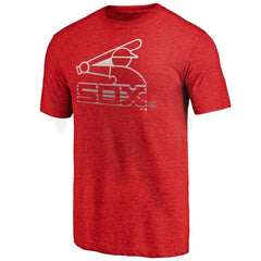 Chicago White Sox Cooperstown Collection Logo Tri-Blend T-Shirt - MLB T-shirts