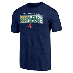 Boston Red Sox Hometown Collection Scoreboard Tri-Blend T-Shirt - MLB T-shirts