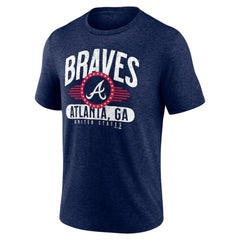 Atlanta Braves Badge of Honor Tri-Blend T-Shirt - MLB T-shirts