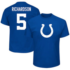 Indianapolis Colts Anthony Richardson Big & Tall Player Name & Number T-Shirt | NFL US