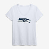 Seattle Seahawks Logo Athletic Women's Primary Logo V-Neck T-Shirt | NFL Near me