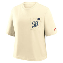 Los Angeles Dodgers Nike Women's City Connect Pocket Boxy T-Shirt - MLB T-shirts