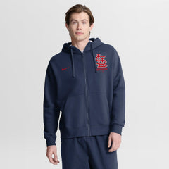 St. Louis Cardinals Nike Primetime Lockup Full-Zip Hoodie - MLB Hoodies