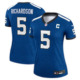 Indianapolis Colts Anthony Richardson Women's Alternate Legend Player Performance Top | NFL Discount