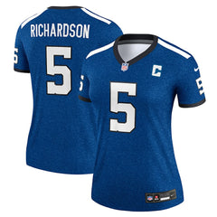 Indianapolis Colts Anthony Richardson Women's Alternate Legend Player Performance Top | NFL Discount
