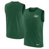 New York Jets Large Logo Lightweight Dri-FIT Muscle Tank Top | NFL Hot