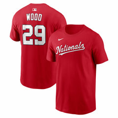 James Wood Washington Nationals Nike Home Name & Number T-Shirt - MLB T-shirts