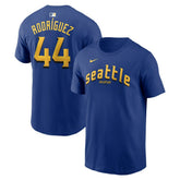 Julio Rodríguez Seattle Mariners Nike City Connect Name & Number T-Shirt - MLB T-shirts