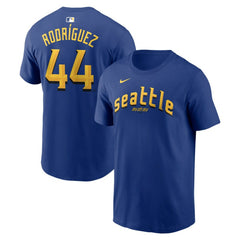 Julio Rodríguez Seattle Mariners Nike City Connect Name & Number T-Shirt - MLB T-shirts