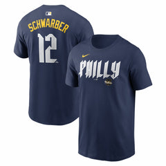 Kyle Schwarber Philadelphia Phillies Nike City Connect Name & Number T-Shirt - MLB T-shirts