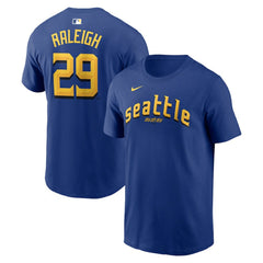 Cal Raleigh Seattle Mariners Nike City Connect Name & Number T-Shirt - MLB T-shirts