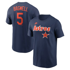 Jeff Bagwell Houston Astros Nike Cooperstown Collection Name & Number T-Shirt - MLB T-shirts