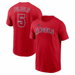 Albert Pujols Los Angeles Angels Nike Cooperstown Collection Name & Number T-Shirt - MLB T-shirts
