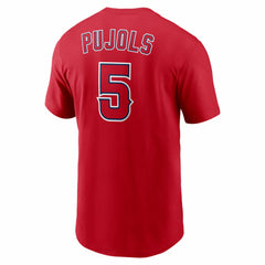 Albert Pujols Los Angeles Angels Nike Cooperstown Collection Name & Number T-Shirt - MLB T-shirts