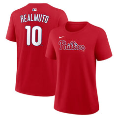 J.T. Realmuto Philadelphia Phillies Nike Women's Name & Number T-Shirt - MLB T-shirts
