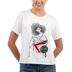 White Chicago Bulls G-III 4Her by Carl Banks Women's Play the Ball Cropped T-Shirt sale | NBA