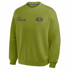 San Francisco 49ers Oversized Type Play Multi Sweatshirt | NFL Discount