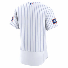 New York Mets Nike Home Sponsor Patch Authentic Jersey - MLB Jerseys