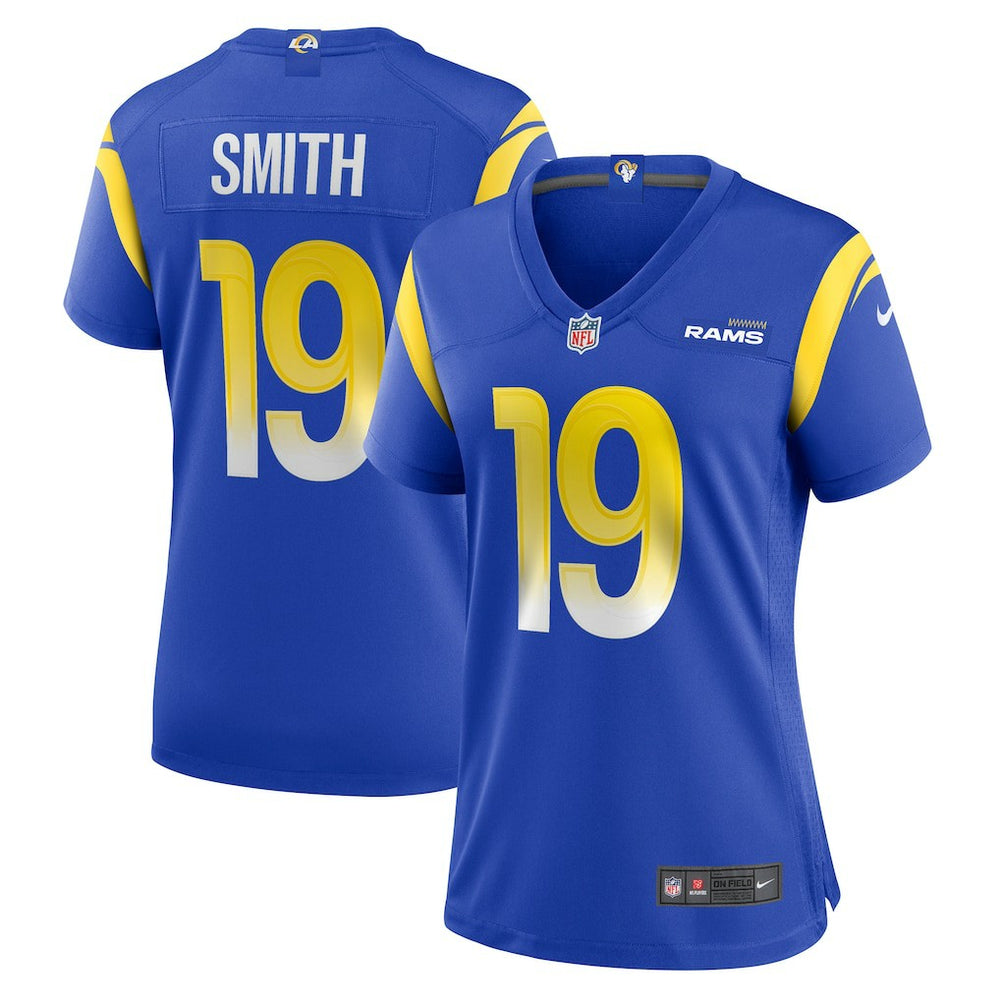 Los Angeles Rams Xavier Smith Women's Home Game Jersey | NFL Outlet