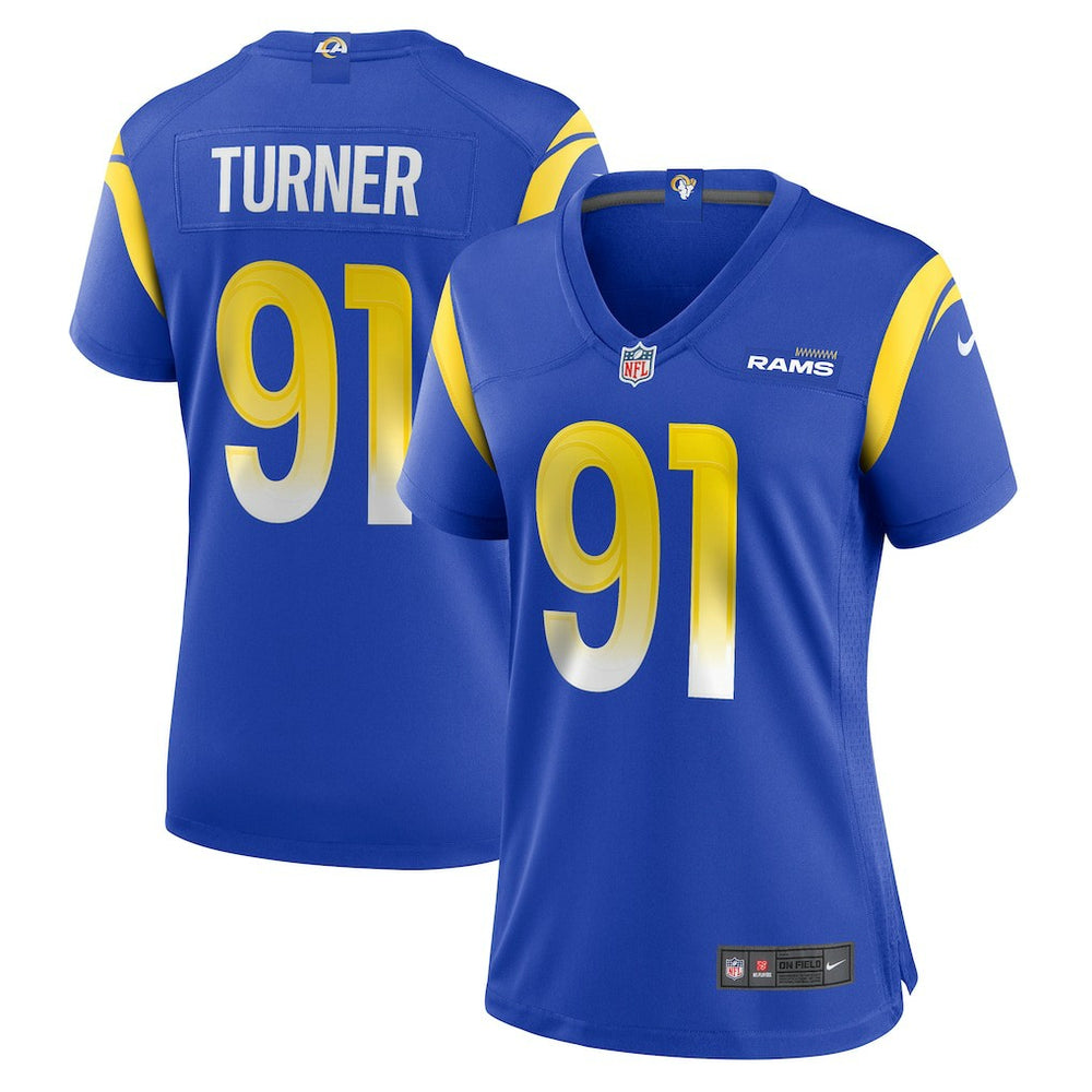 Los Angeles Rams Kobie Turner Women's Home Game Jersey | NFL Sale