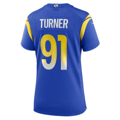Los Angeles Rams Kobie Turner Women's Home Game Jersey | NFL Sale
