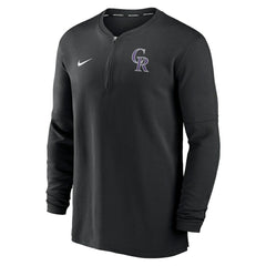 Colorado Rockies Nike Authentic Collection Game Time Performance Quarter-Zip Top - MLB Tops