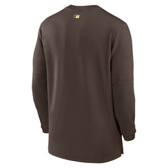 San Diego Padres Nike Authentic Collection Game Time Performance Quarter-Zip Top - MLB Tops