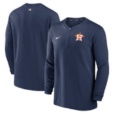 Houston Astros Nike Authentic Collection Game Time Performance Quarter-Zip Top - MLB Tops