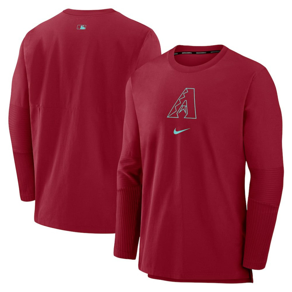 Arizona Diamondbacks Nike Authentic Collection Player Dri-FIT Lightweight Pullover - MLB Pullover