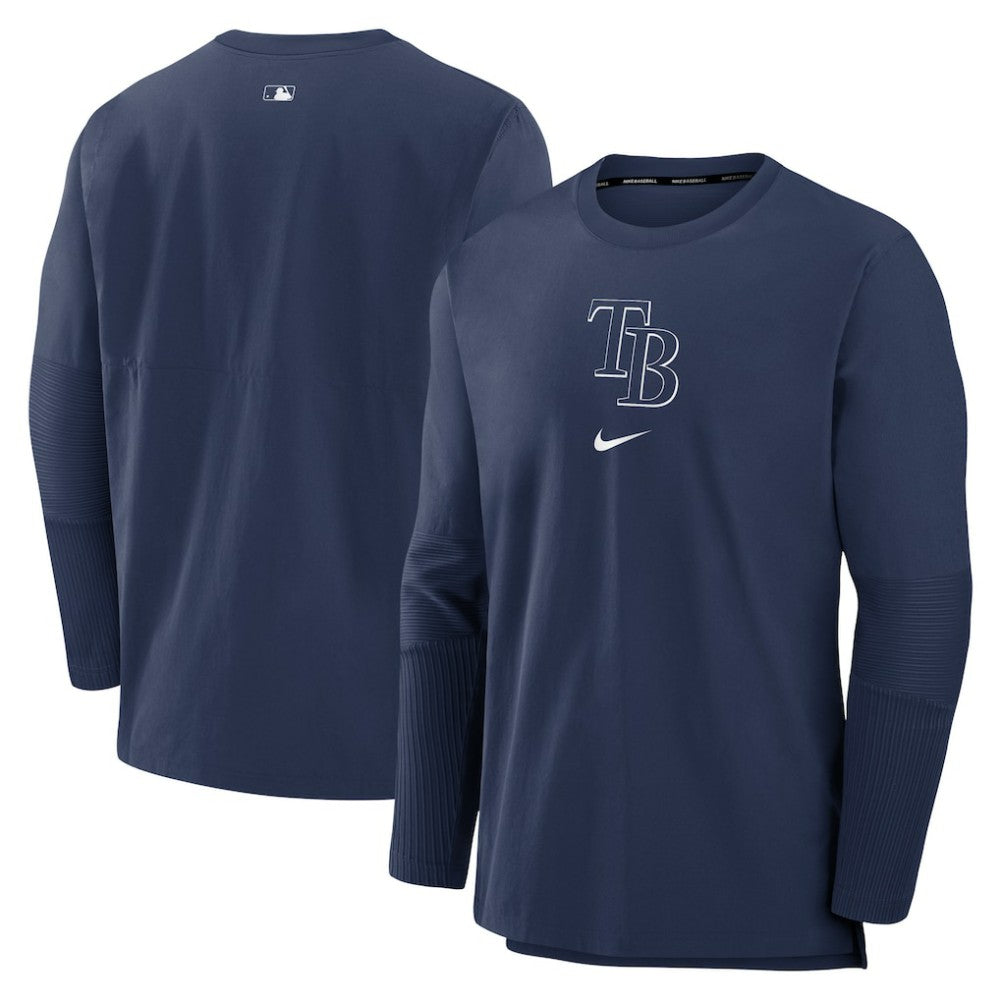 Tampa Bay Rays Nike Authentic Collection Player Dri-FIT Lightweight Pullover - MLB Pullover