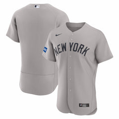 New York Yankees Nike Road Sponsor Patch Authentic Jersey - MLB Jerseys